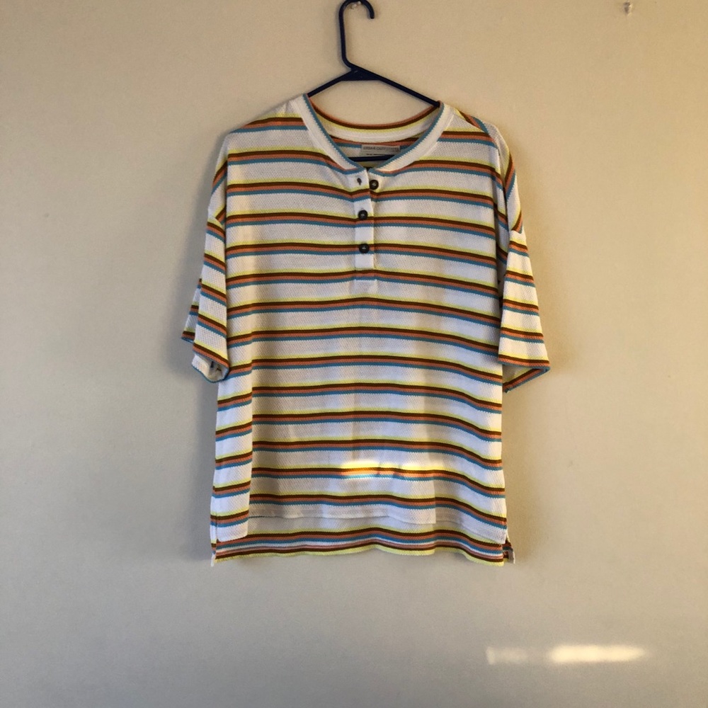 Urban Outfitters Multi Color Stripped Tee